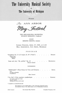 Program Book for 04-27-1969
