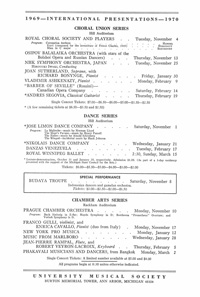 Program Book for 10-23-1969