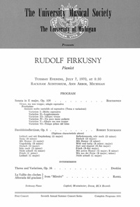 Program Book for 07-07-1970