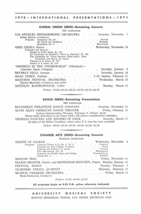 Program Book for 10-26-1970