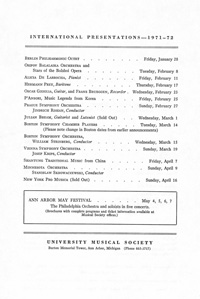 Program Book for 01-22-1972