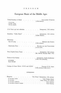 Program Book for 11-18-1972