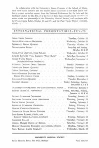 Program Book for 10-20-1974