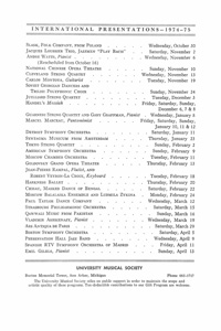 Program Book for 10-27-1974