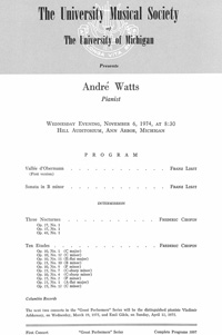 Program Book for 11-06-1974