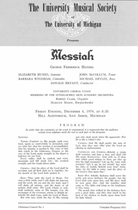 Program Book for 12-06-1974