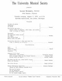 Program Book for 08-05-1975
