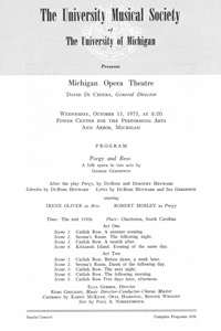 Program Book for 10-15-1975