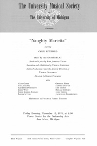 Program Book for 11-12-1976