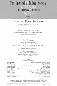 Program Book for 01-09-1977