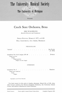 Program Book for 03-04-1977