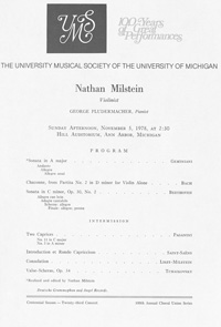 Program Book for 11-05-1978