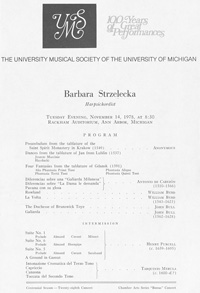 Program Book for 11-14-1978