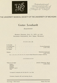 Program Book for 07-23-1979