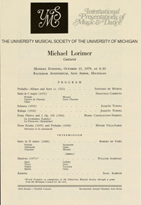 Program Book for 10-15-1979