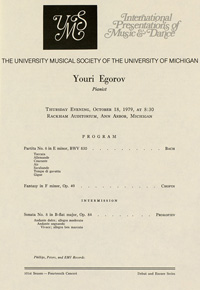 Program Book for 10-18-1979