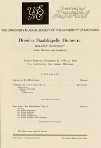 Program Book for 11-11-1979