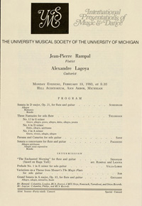 Program Book for 02-18-1980