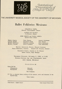 Program Book for 10-09-1980