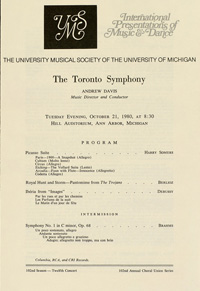 Program Book for 10-21-1980