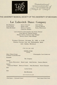 Program Book for 10-28-1980