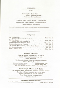 Program Book for 11-17-1980