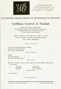 Program Book for 11-21-1980