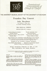 Program Book for 02-15-1981