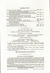 Program Book for 03-10-1981