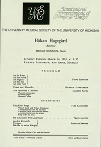Program Book for 03-14-1981