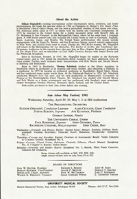 Program Book for 03-14-1981