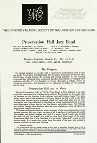 Program Book for 03-23-1981