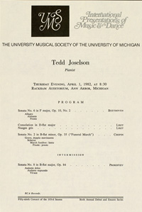 Program Book for 04-01-1982