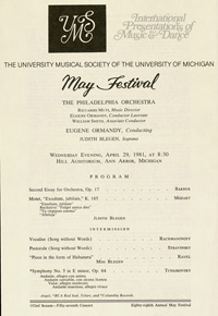 Program Book for 04-29-1981