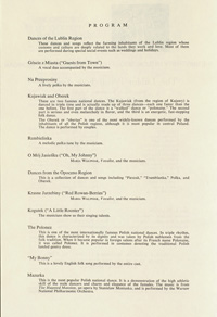 Program Book for 11-23-1981
