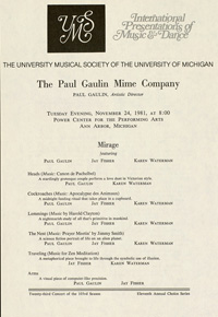 Program Book for 11-24-1981