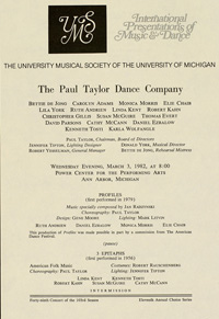 Program Book for 03-03-1982
