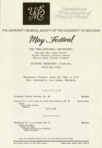 Program Book for 04-28-1982