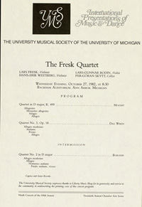 Program Book for 10-27-1982