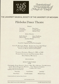 Program Book for 03-01-1983