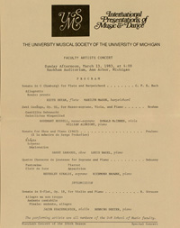 Program Book for 03-13-1983