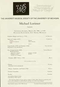 Program Book for 03-26-1983