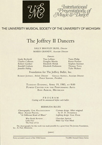 Program Book for 04-19-1983