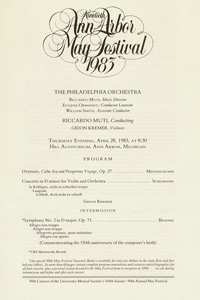 Program Book for 04-28-1983