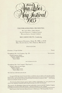 Program Book for 04-30-1983