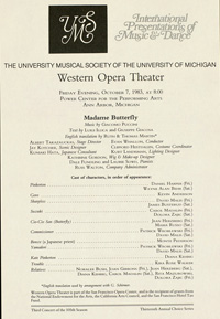 Program Book for 10-07-1983