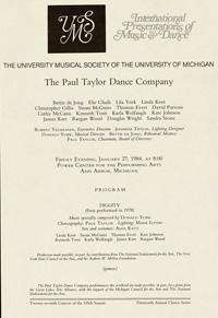 Program Book for 01-27-1984