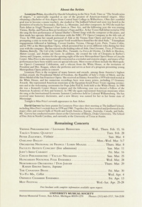 Program Book for 02-04-1984