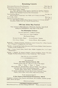 Program Book for 03-25-1984