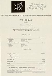 Program Book for 04-04-1984